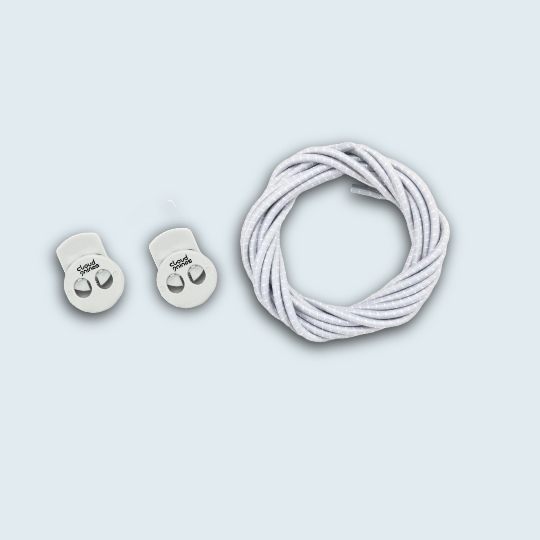 Speed lock Shoes laces White